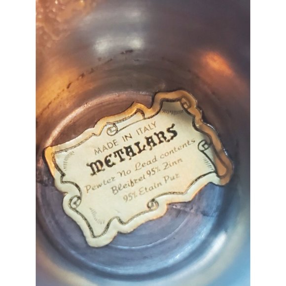 Metalars Pewter Sugar Dish Made In Italy - Picture 6 of 7